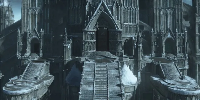 Замерзший вход в Анор Лондо в Dark Souls 3