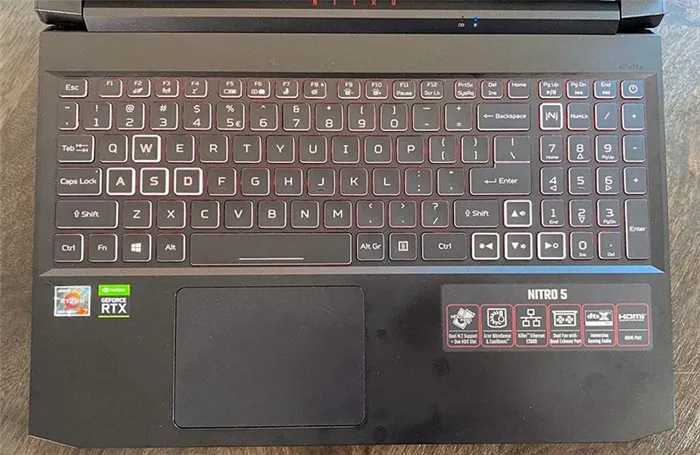Клавиатура Acer Nitro 5