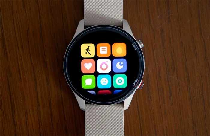 Интерфейс часов Xiaomi Mi Watch