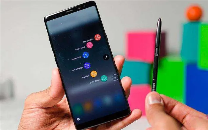 Программное обеспечение Samsung Galaxy Note 8