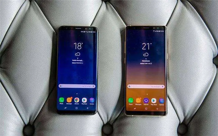 Samsung Galaxy Note 8 против Samsung Galaxy S8 Plus