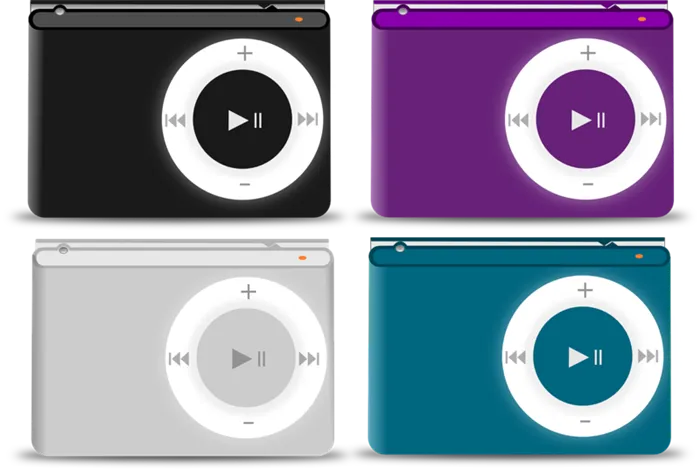 Все iPod от текущего поколения до текущего поколения