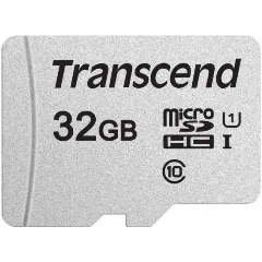 Карта памяти MicroSDHC 32Gb Transcend 300SUHS-IU1 A1 (100/25 Мб/с)