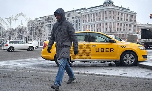 Такси Uber.