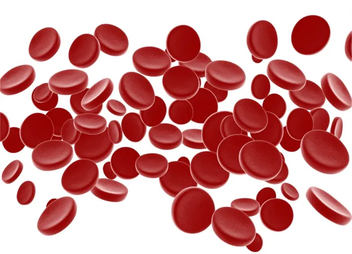 Красные кровяные тельца, содержащие гемоглобин