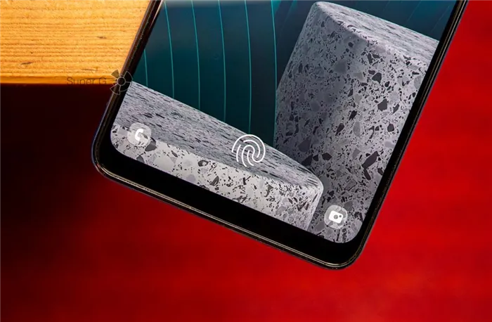 Сканер отпечатков пальцев, встроенный в экран Samsung Galaxy A32