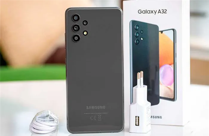 Samsung Galaxy A32 из коробки