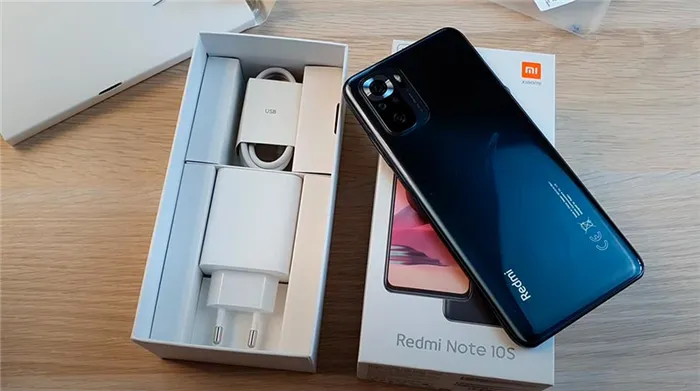 Упаковка и аксессуары Xiaomi RedmiNote10S