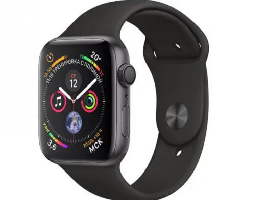 Apple Watch 4 в алюминиевом корпусе