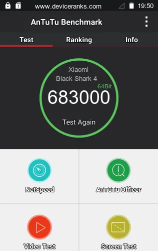 Antutu Xiaomi Black Shark 4