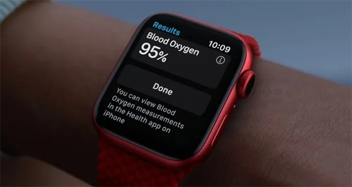 Определение насыщения крови кислородом - важная новая функция часов Apple Watch 6