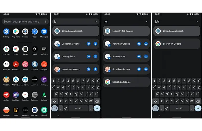 Новая подача поиска в Android 12 12