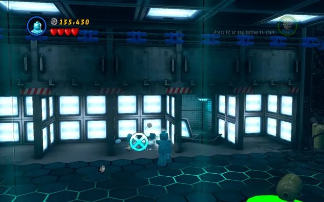 В следующей зоне пройдите по клетке в коридор - Exploration Laboratory|Minikit Set - Minikit Set - LEGOMarvel Super Heroes Game Guide and Tutorial