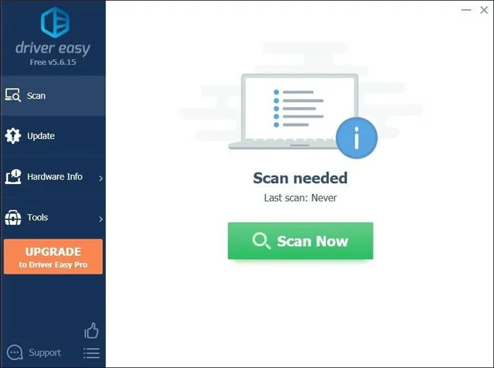 Автоматическое обновление драйверов сетевых адаптеров с помощью DriverEasy