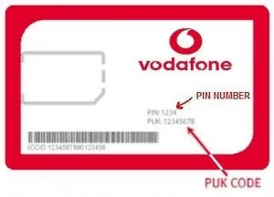 VodafonePIN-код