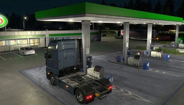 Бесплатное топливо Euro Truck Simulator 2