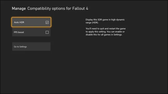 Включите функцию повышения FPS на консолях Xbox с помощью меню управления игрой и дополнительных функций.