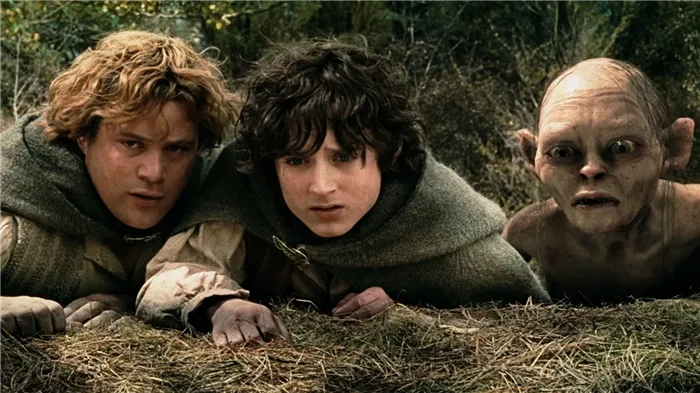 Элайджа Вуд в роли Фродо на снимке из фильма 