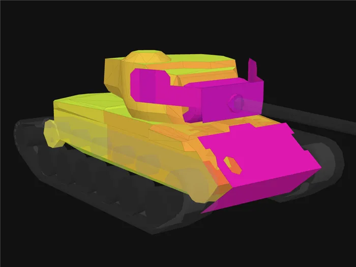 World of Tanks: лобовой щит T26e4 в блице
