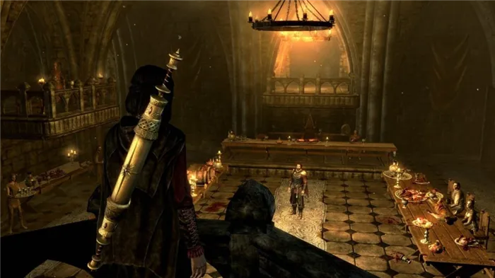 скриншотт из skyrim dawnguard