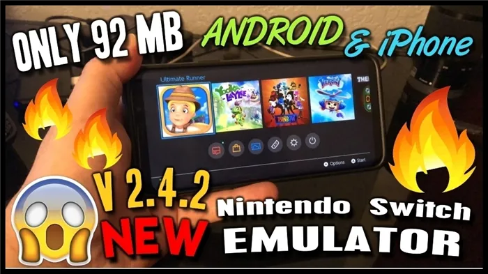 nintendo switch emulator android gameplay