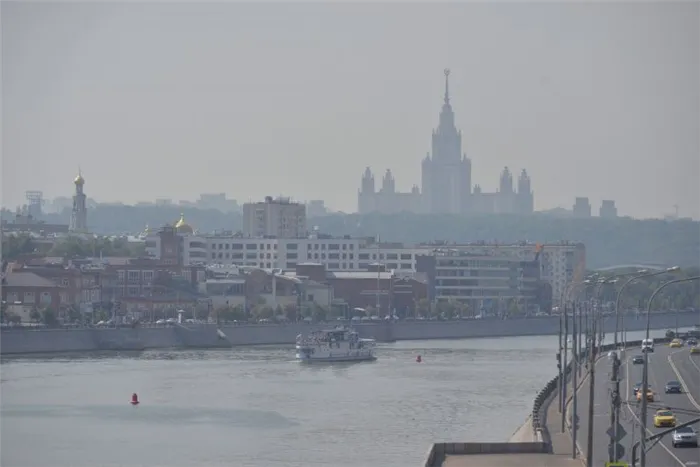 Дым от рязанских пожаров накрыл Москву