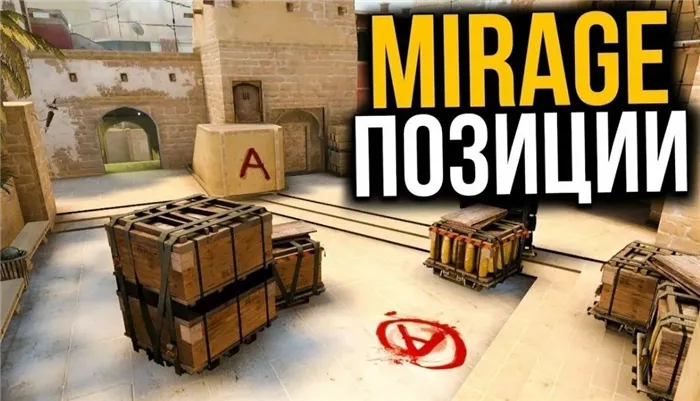 Карта de Mirage в CSGO расшифровка названий позиций на RUS и ENG