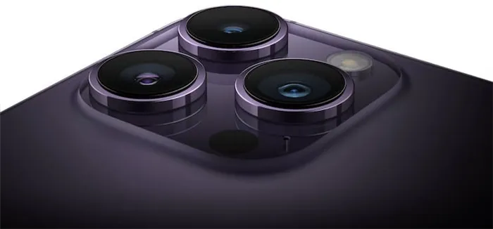 Камеры в iPhone 14 Pro и iPhone 14 Pro Max