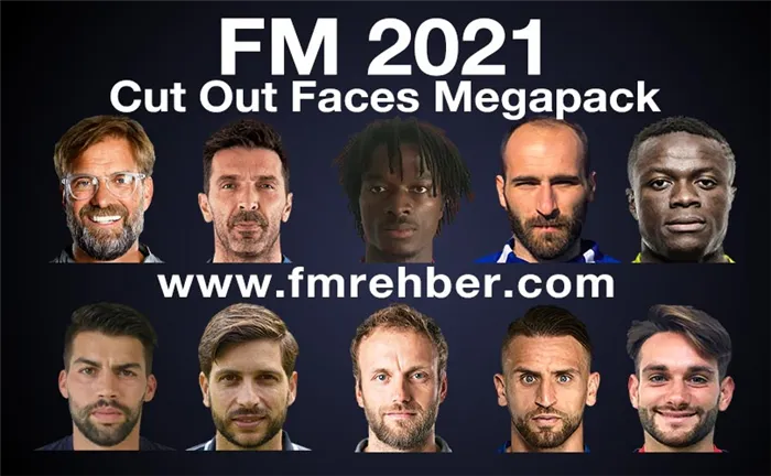 fm 2021 faces megapack