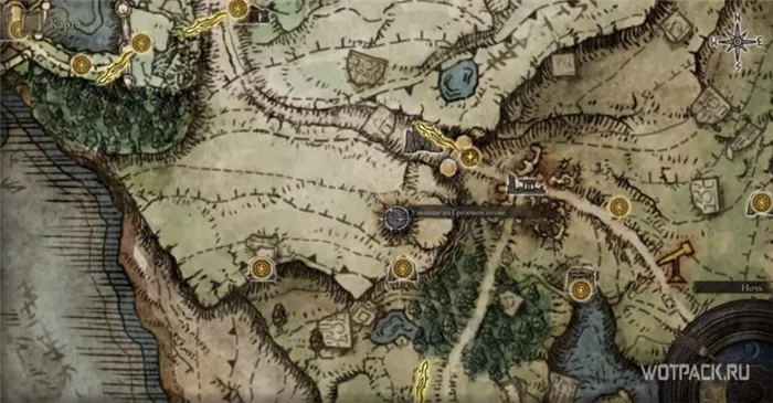 Узилище на Грозовом Холме на карте
