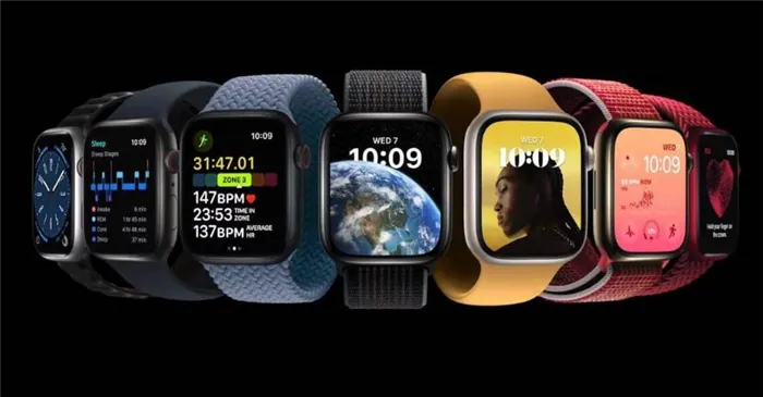 Apple Watch 8 циферблаты