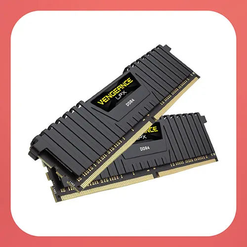 Модуль памяти CORSAIR Vengeance LPX CMK16GX4M2A2666C16 DDR4 - 2x 8Гб 2666, DIMM