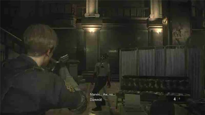 Resident Evil 2 remake Леон ключ треф и сейф в зале ожидания
