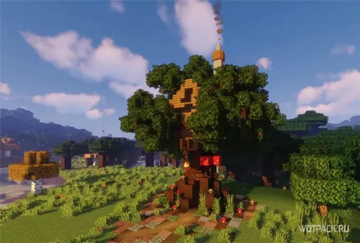 Minecraft – домик на дереве