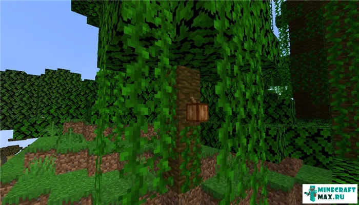 Как сделать саженец тропического дерева в Майнкрафт | Скриншот 4